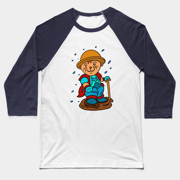 Hike in the hamster way Baseball T-Shirt by Andrew Hau